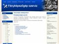 http://fenykepezogepszerviz.hu ismertető oldala